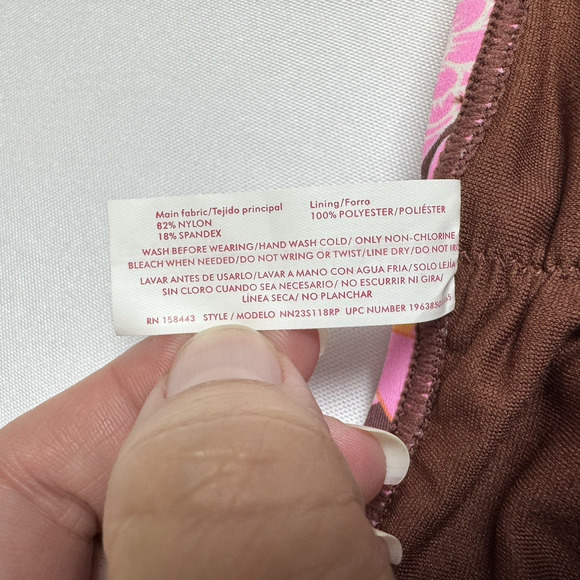 Ninety-Nine Degrees° Cheeky Hipster Bottoms Junior's Size XXL Pink Brown - Picture 5 of 8